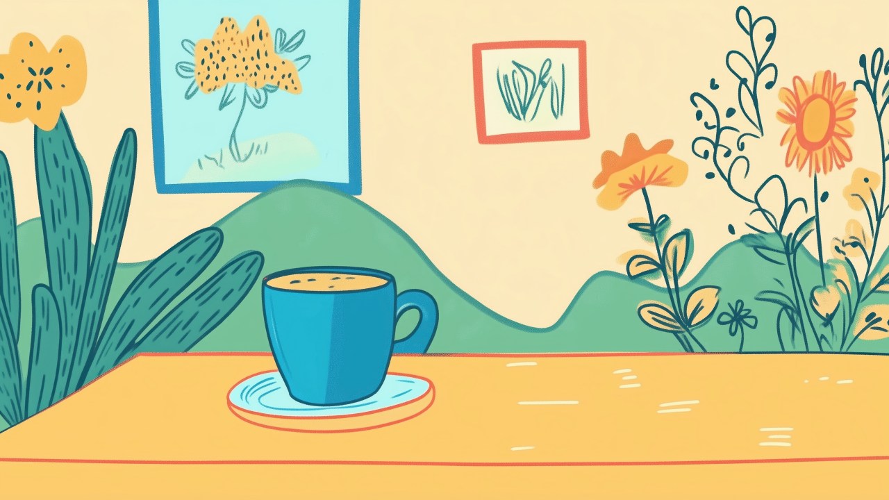 study wallpaper, back to school, productivity hacks, background for desktop wallpaper (horizontal)