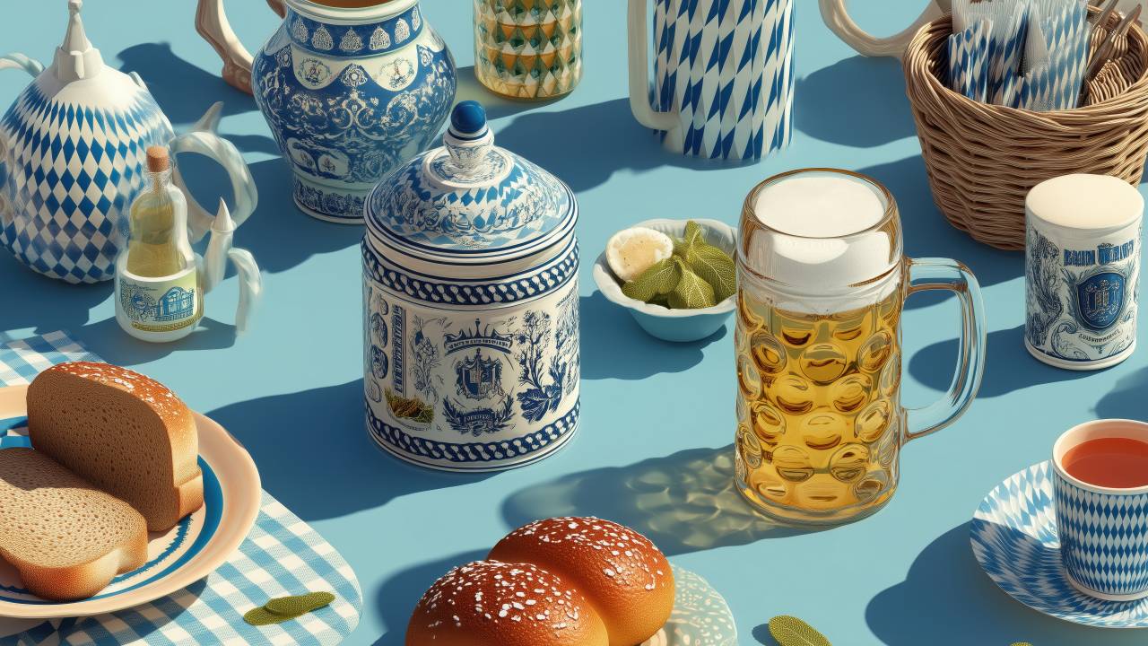 wiesn wallpaper, beer, lederhosen, background for desktop wallpaper (horizontal)