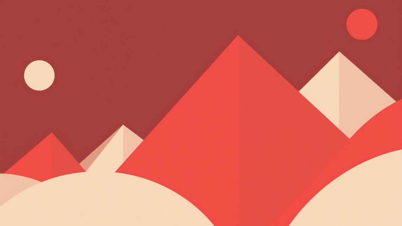 red image wallpaper, simple shape, vibrant background, background for desktop wallpaper (horizontal)