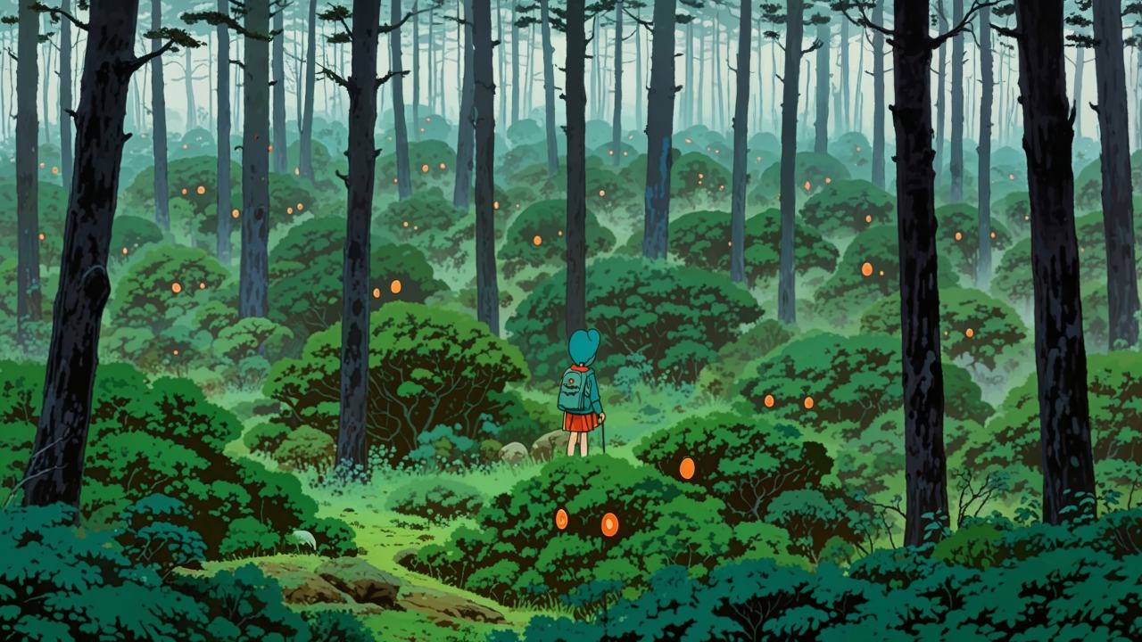 nature spirit wallpaper, mystical forest, mythical creatures, background for desktop wallpaper (horizontal)