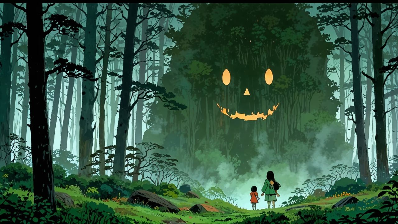 nature spirit wallpaper, mystical forest, supernatural beings, background for desktop wallpaper (horizontal)