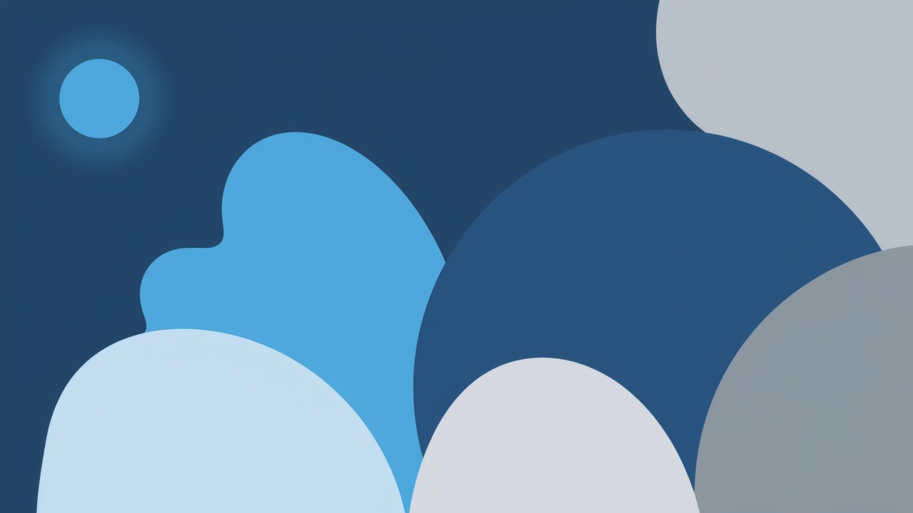 blue shapes wallpaper, soft color palette, modern backgrounds, background for desktop wallpaper (horizontal)