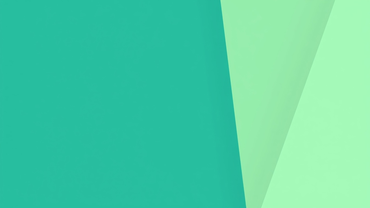 flat shape wallpaper, vibrant green, clean lines, background for desktop wallpaper (horizontal)