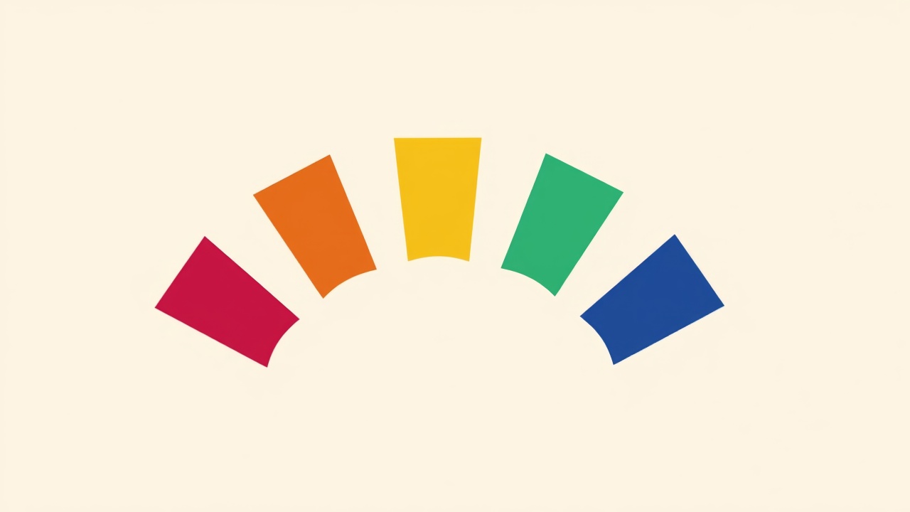 color palette wallpaper, simple aesthetic, minimalist aesthetic, background for desktop wallpaper (horizontal)