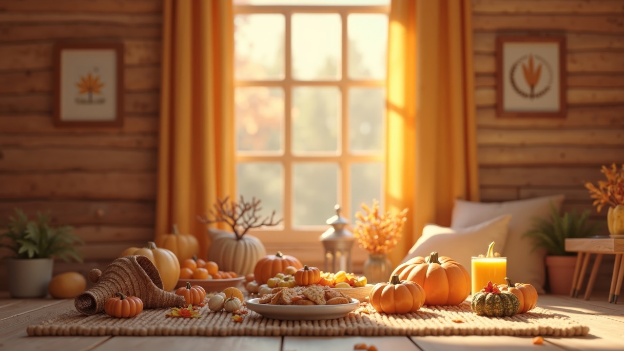 Happy Thanksgiving Wallpaper 4K Thanksgiving Celebration Autumn Harvest