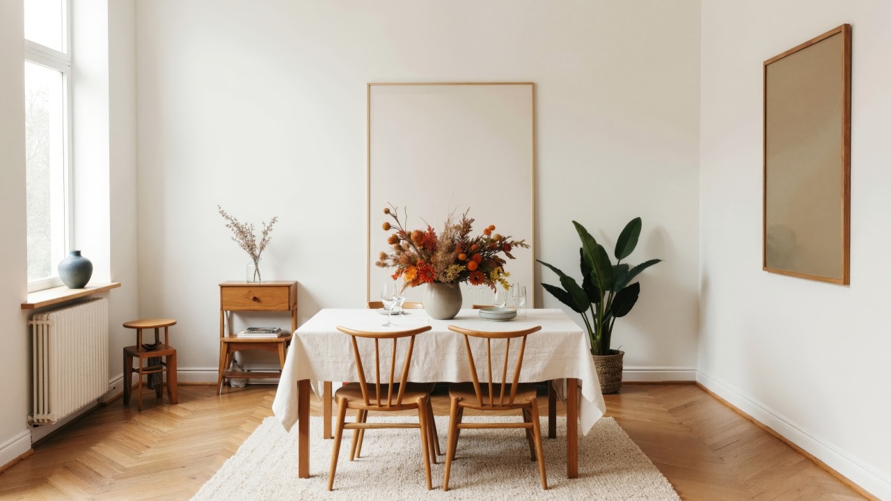 friendsgiving wallpaper, holiday gathering ideas, thanksgiving party ideas, background for desktop wallpaper (horizontal)