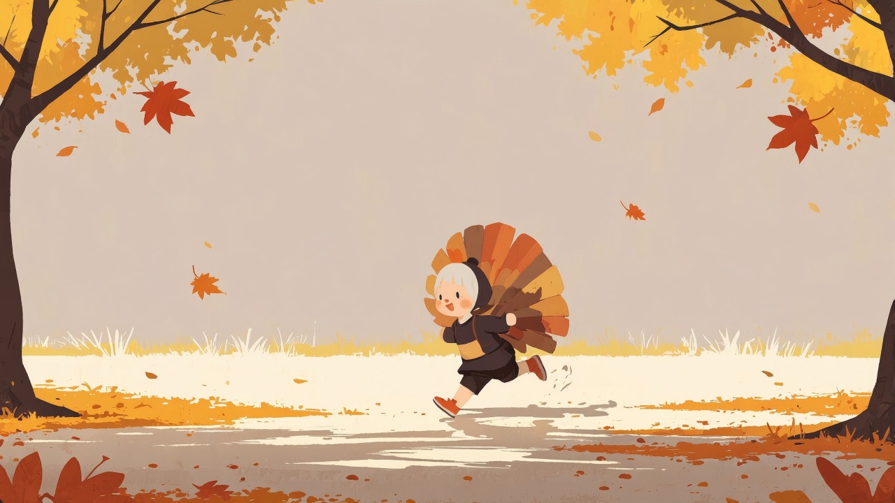 turkey trot wallpaper, turkey race, community event, background for desktop wallpaper (horizontal)