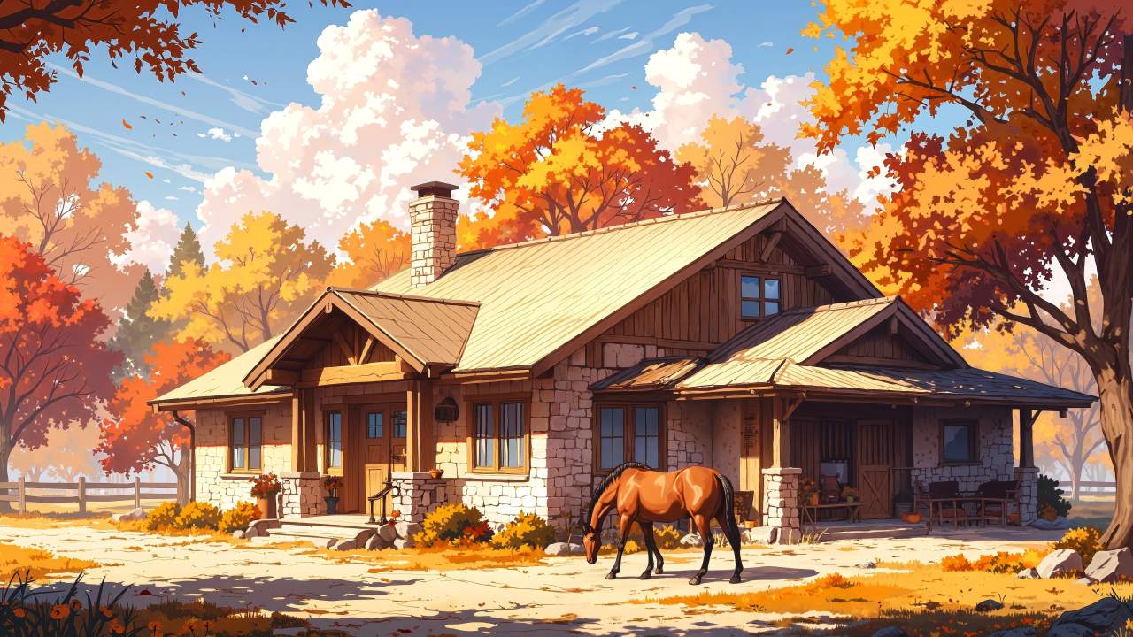 rustic farmhouse wallpaper, porch, country porch, background for desktop wallpaper (horizontal)