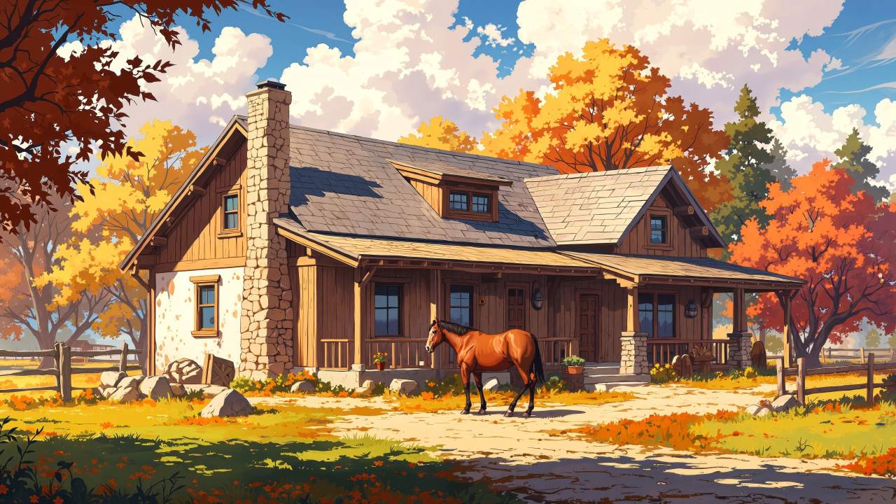 rustic farmhouse wallpaper, porch, front porch, background for desktop wallpaper (horizontal)