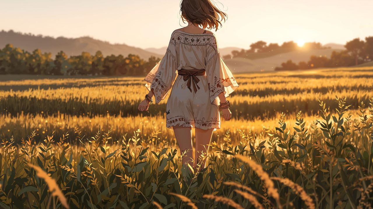 fall outfits wallpaper, autumn fashion, outdoor photography, background for desktop wallpaper (horizontal)