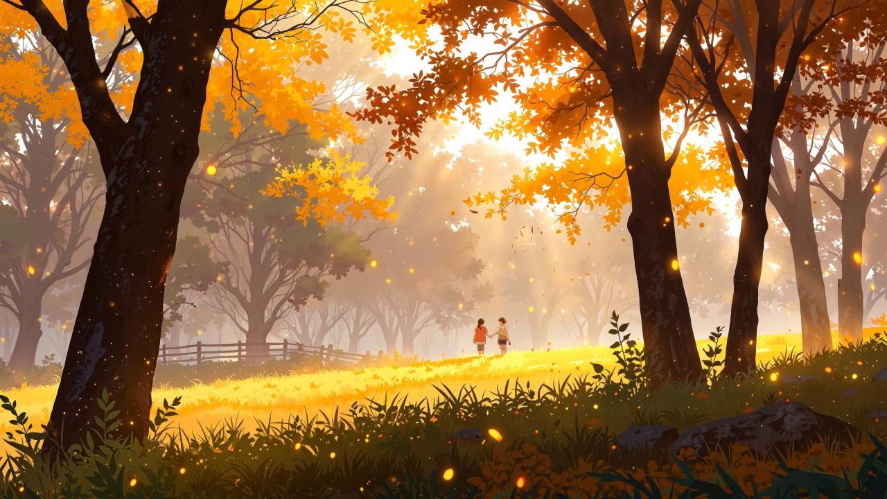 golden meadow wallpaper, peaceful nature, natures beauty, background for desktop wallpaper (horizontal)