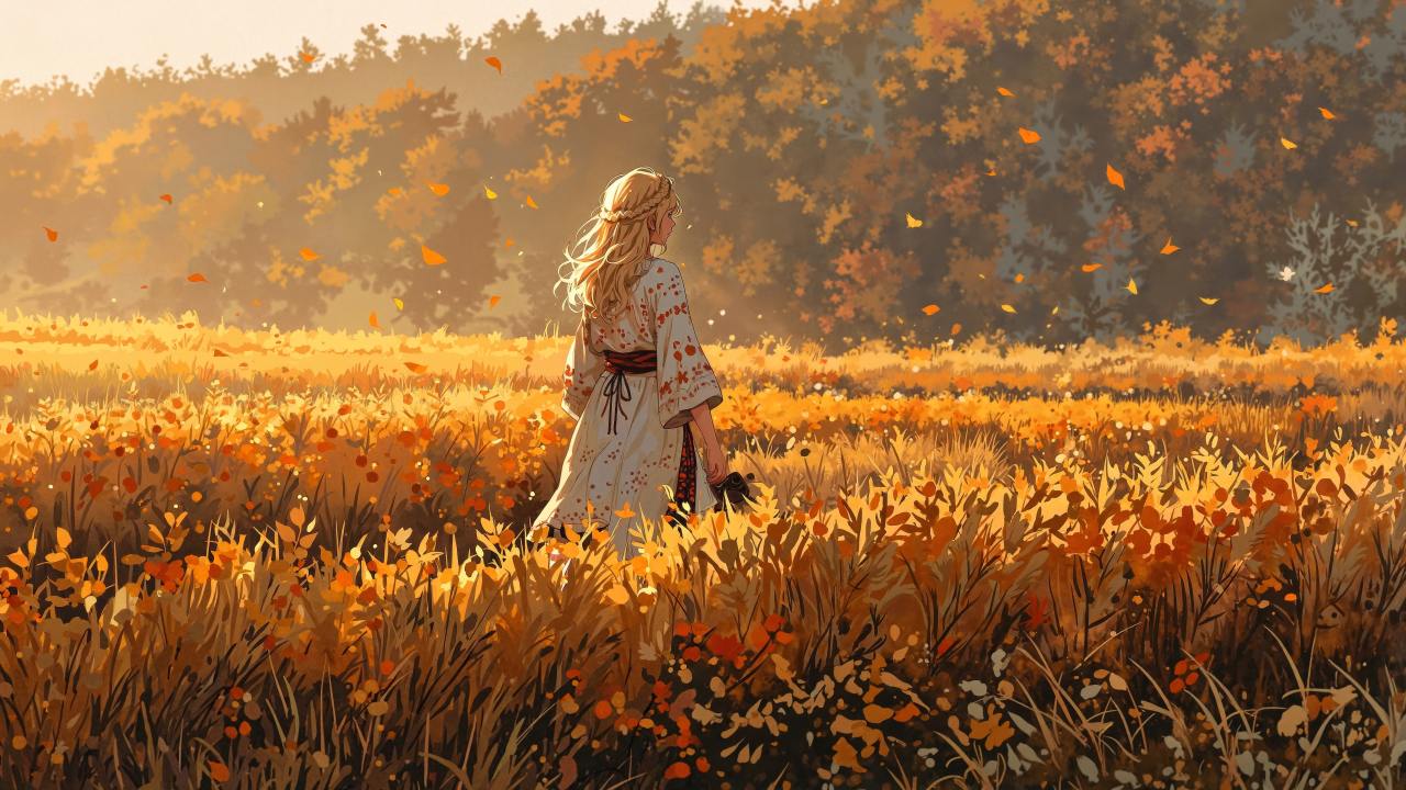 fall outfits wallpaper, autumn fashion, outdoor photography, background for desktop wallpaper (horizontal)