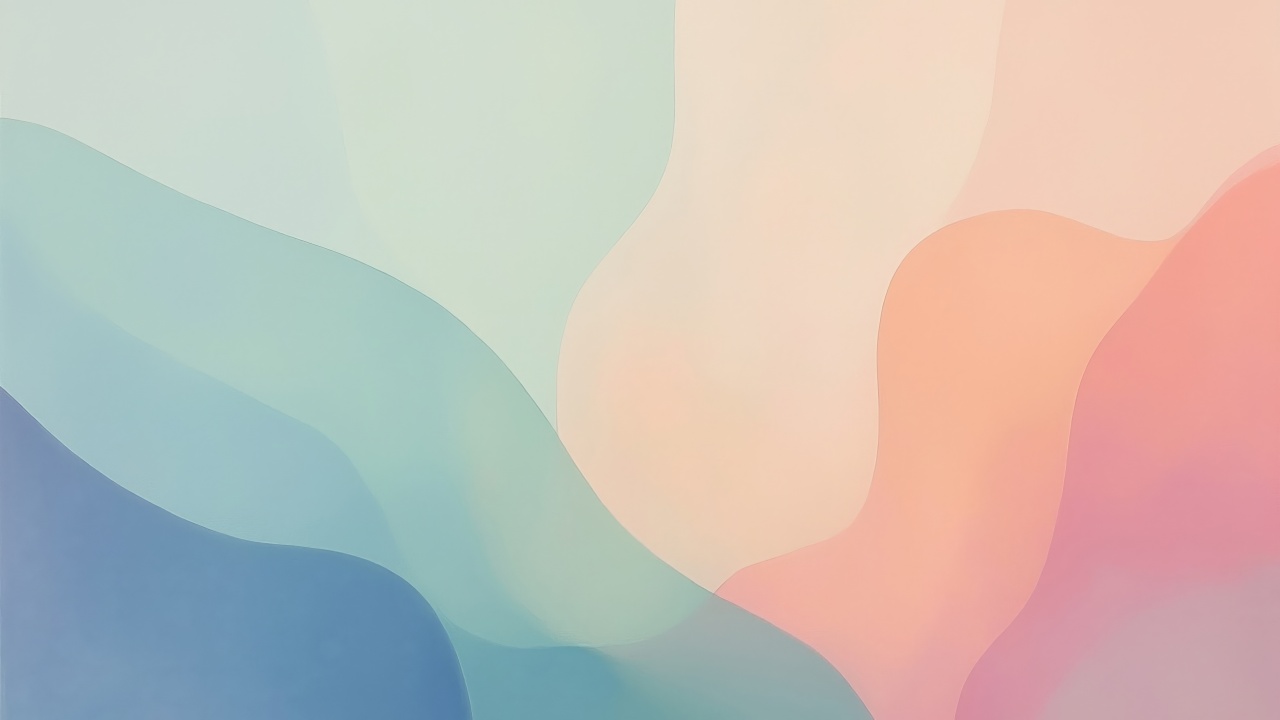 pastel aesthetic wallpaper, modern home decor, depth perception, background for desktop wallpaper (horizontal)