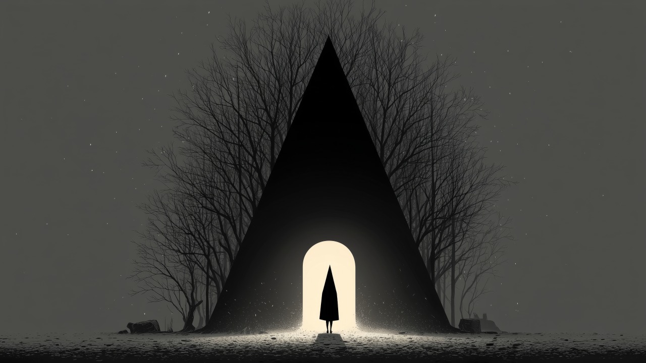 spooky images wallpaper, gothic horror, dark fantasy art, background for desktop wallpaper (horizontal)