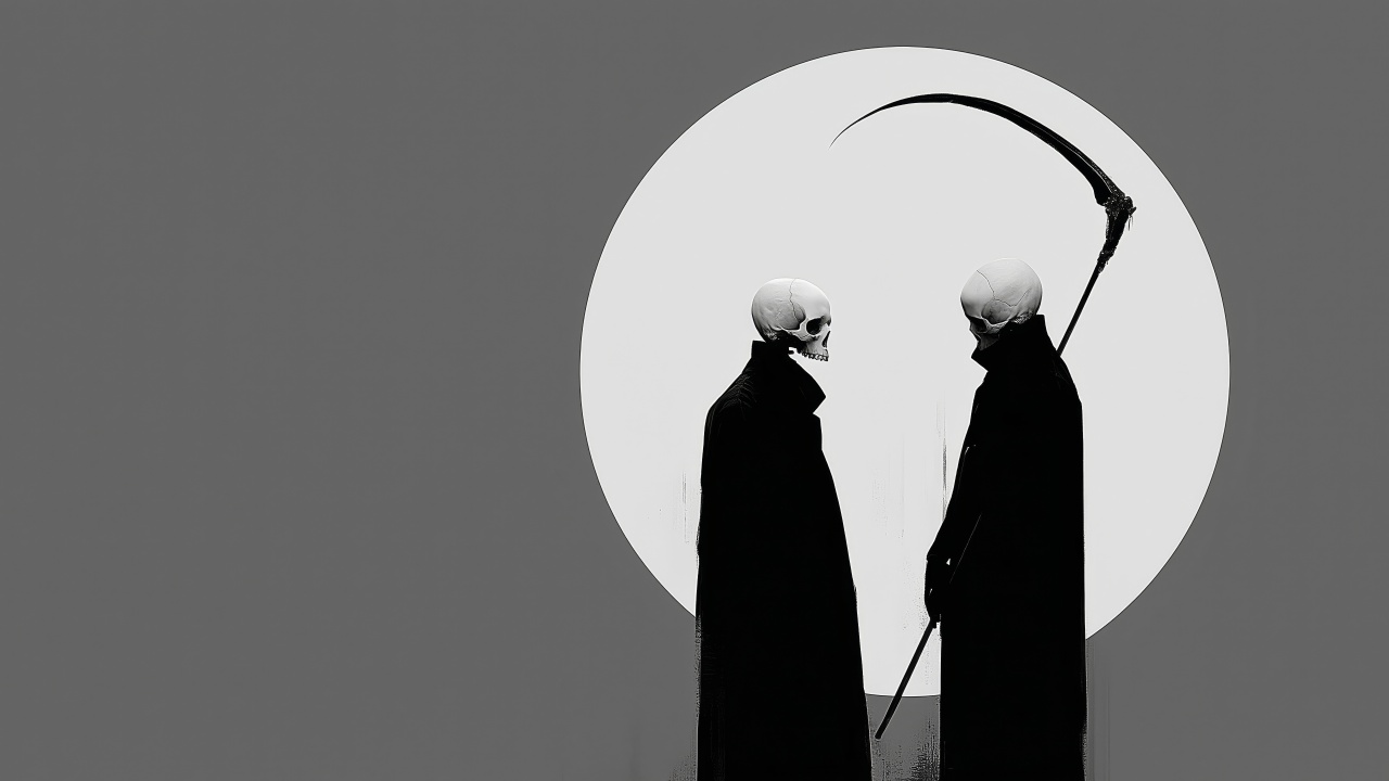 spooky images wallpaper, dark fantasy, supernatural art, background for desktop wallpaper (horizontal)