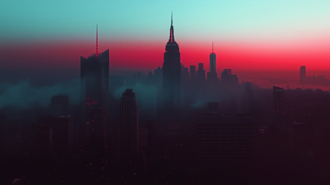 new york city wallpaper, skyline, skyscraper design, background for desktop wallpaper (horizontal)