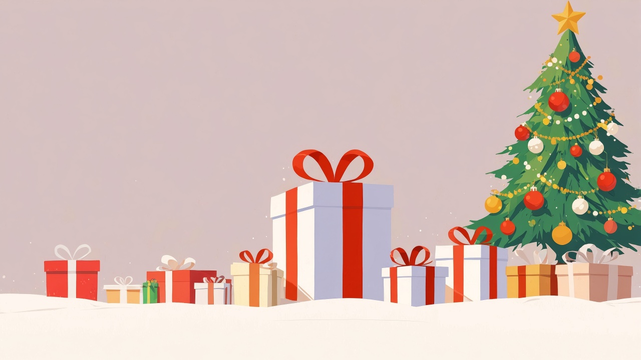 wrapping paper wallpaper, holiday gifts, present ideas, background for desktop wallpaper (horizontal)