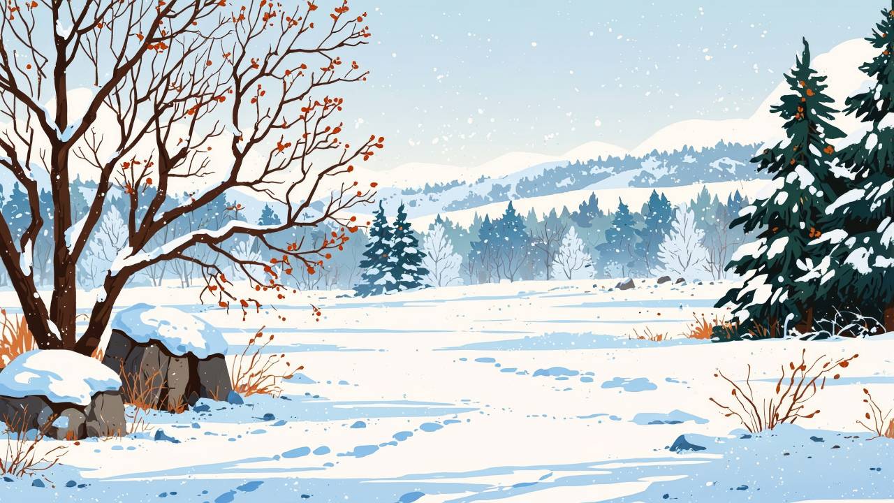 tranquil landscapes wallpaper, hot cocoa, warm beverages, background for desktop wallpaper (horizontal)