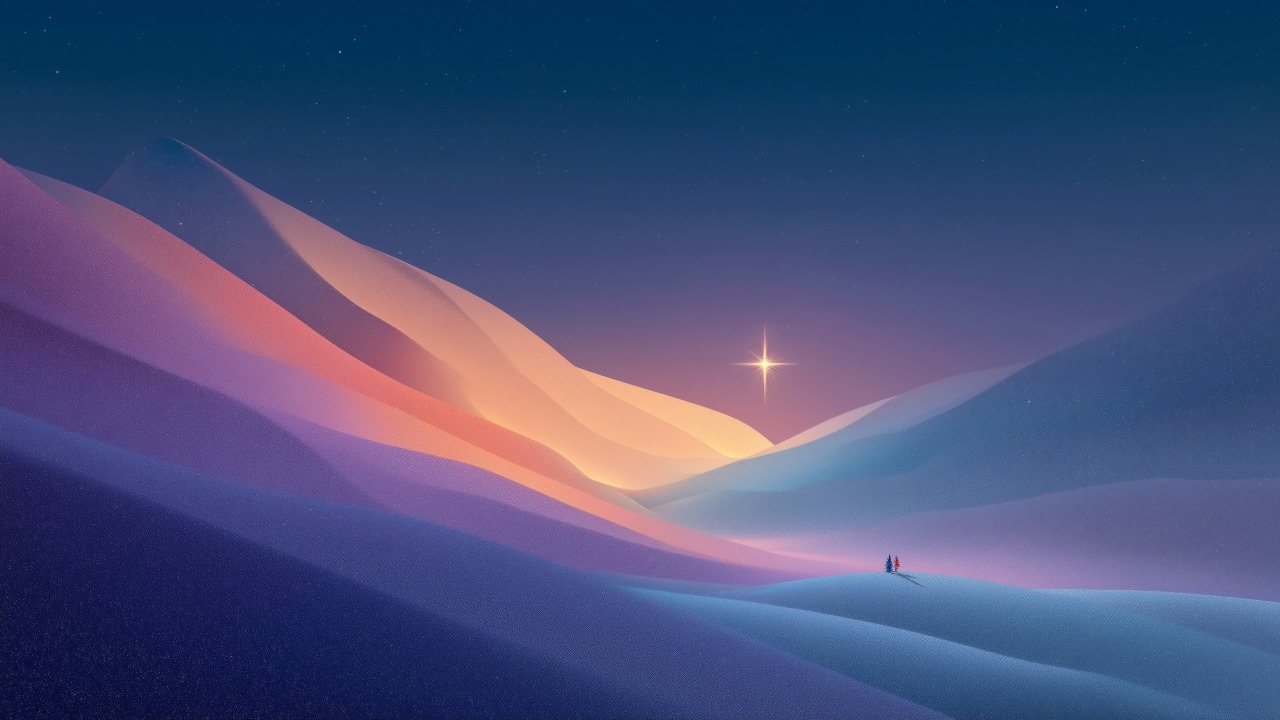 holiday lights wallpaper, cozy evenings, cozy nights, background for desktop wallpaper (horizontal)