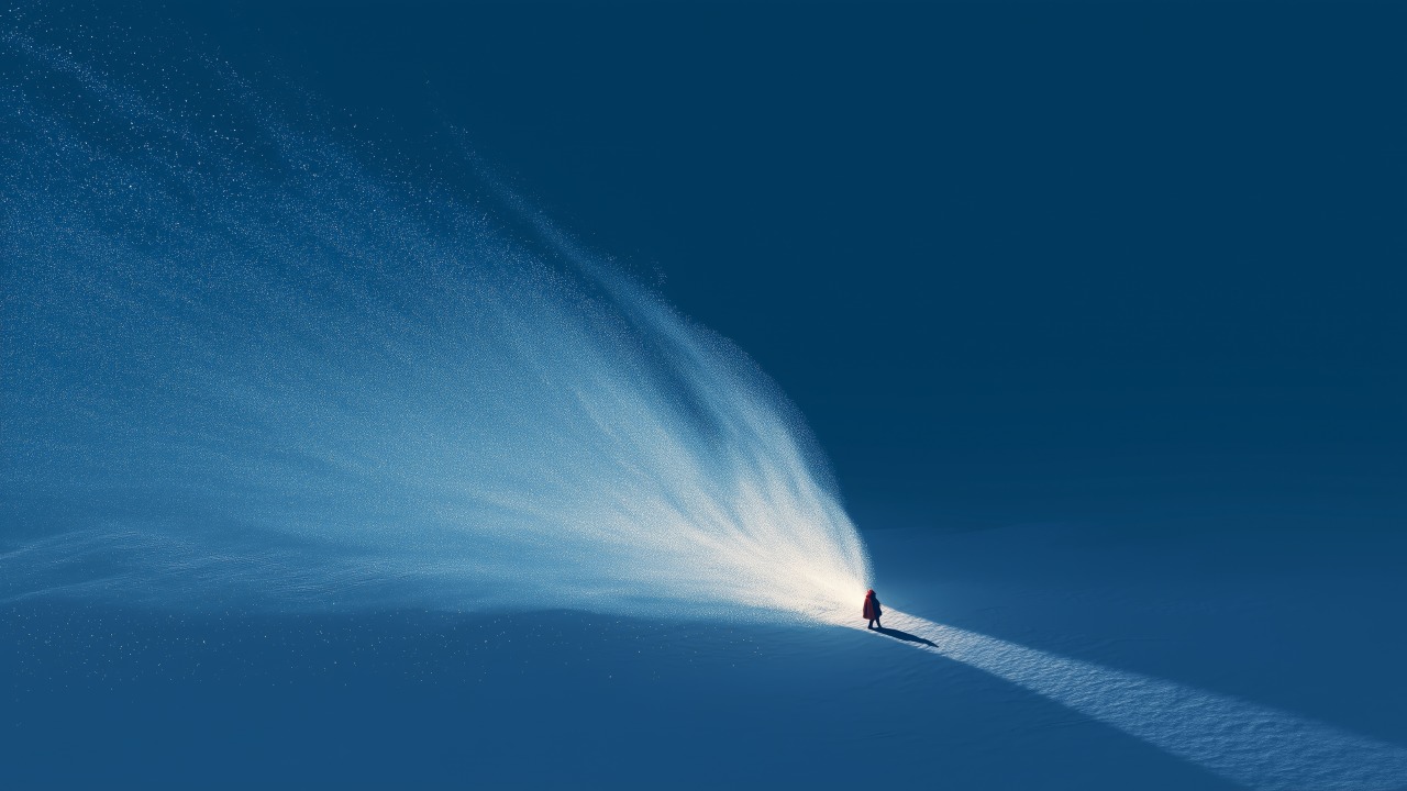 angel snow wallpaper, christmas angel, snow angel ornament, background for desktop wallpaper (horizontal)