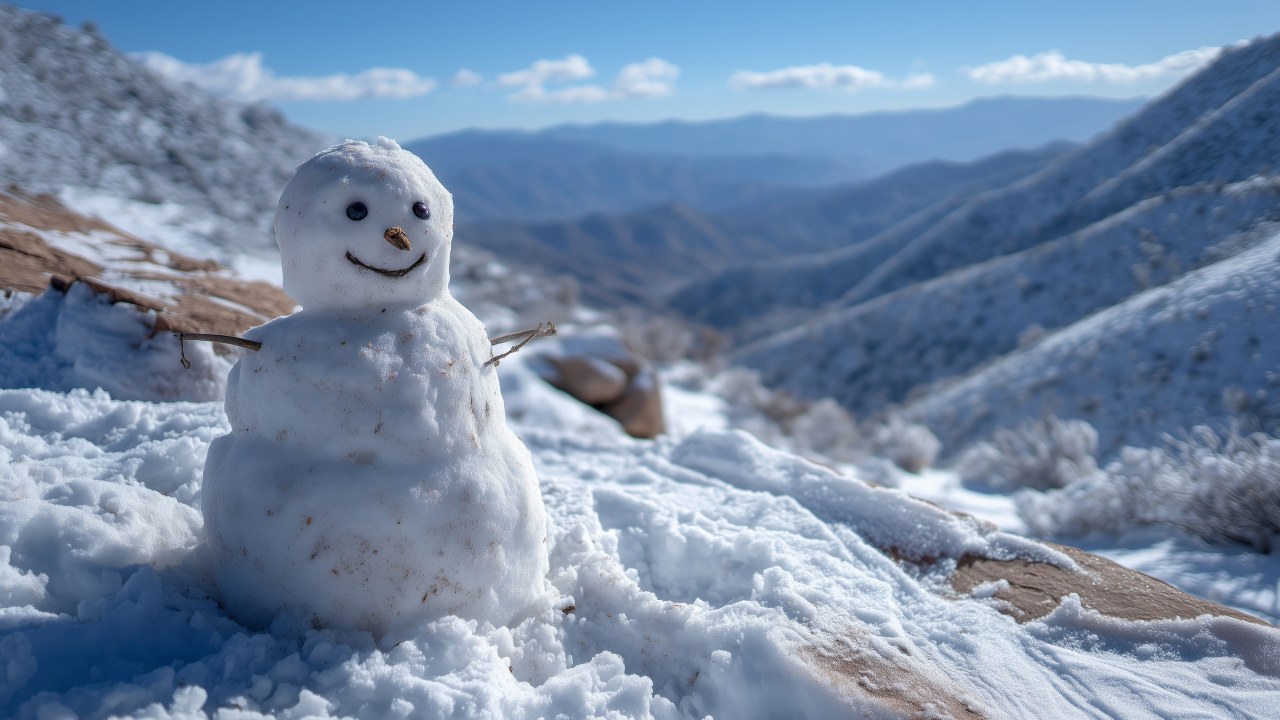 snow sculpture wallpaper, snowy mountain, winter festivals, background for desktop wallpaper (horizontal)