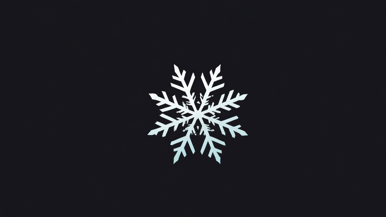 snowflake wallpaper, crystallized, decorative design, background for desktop wallpaper (horizontal)