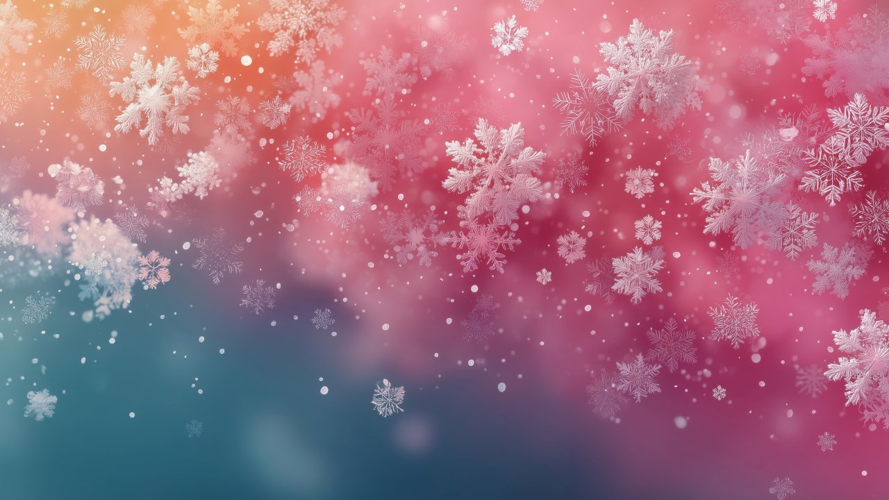 winter aesthetic wallpaper, snowy scenes, tranquil landscape, background for desktop wallpaper (horizontal)