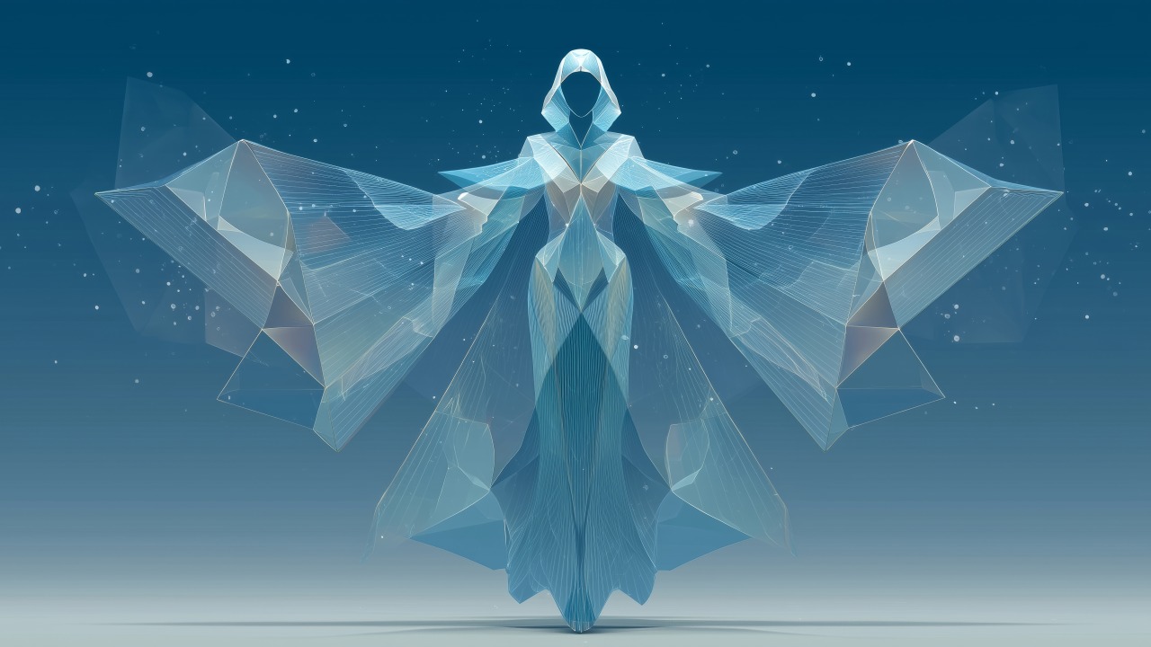 crystal sculpture wallpaper, ice sculpture festival, artistic ice, background for desktop wallpaper (horizontal)