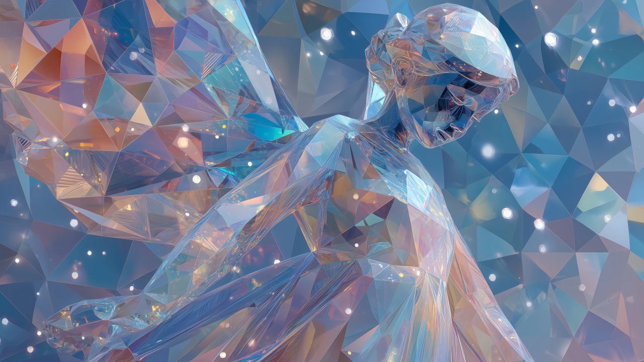 ice queen wallpaper, snow aesthetic, ice princess, background for desktop wallpaper (horizontal)