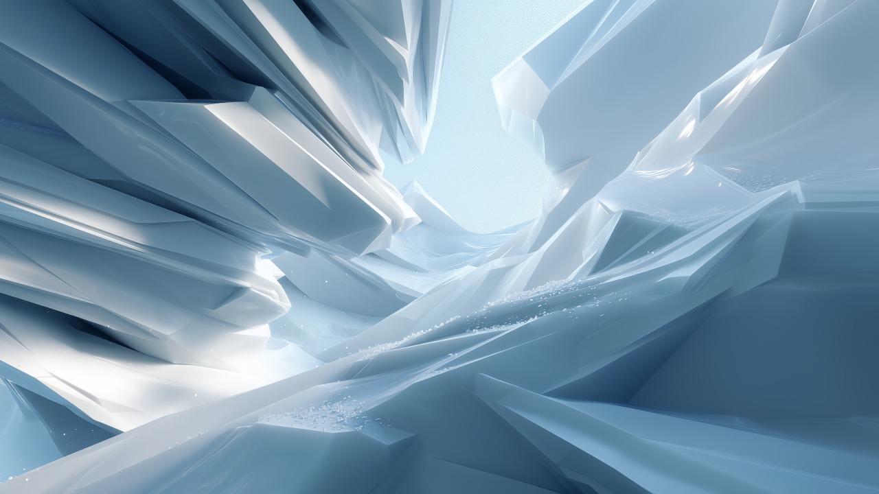 icy background wallpaper, blue ice, crystalline frost, background for desktop wallpaper (horizontal)