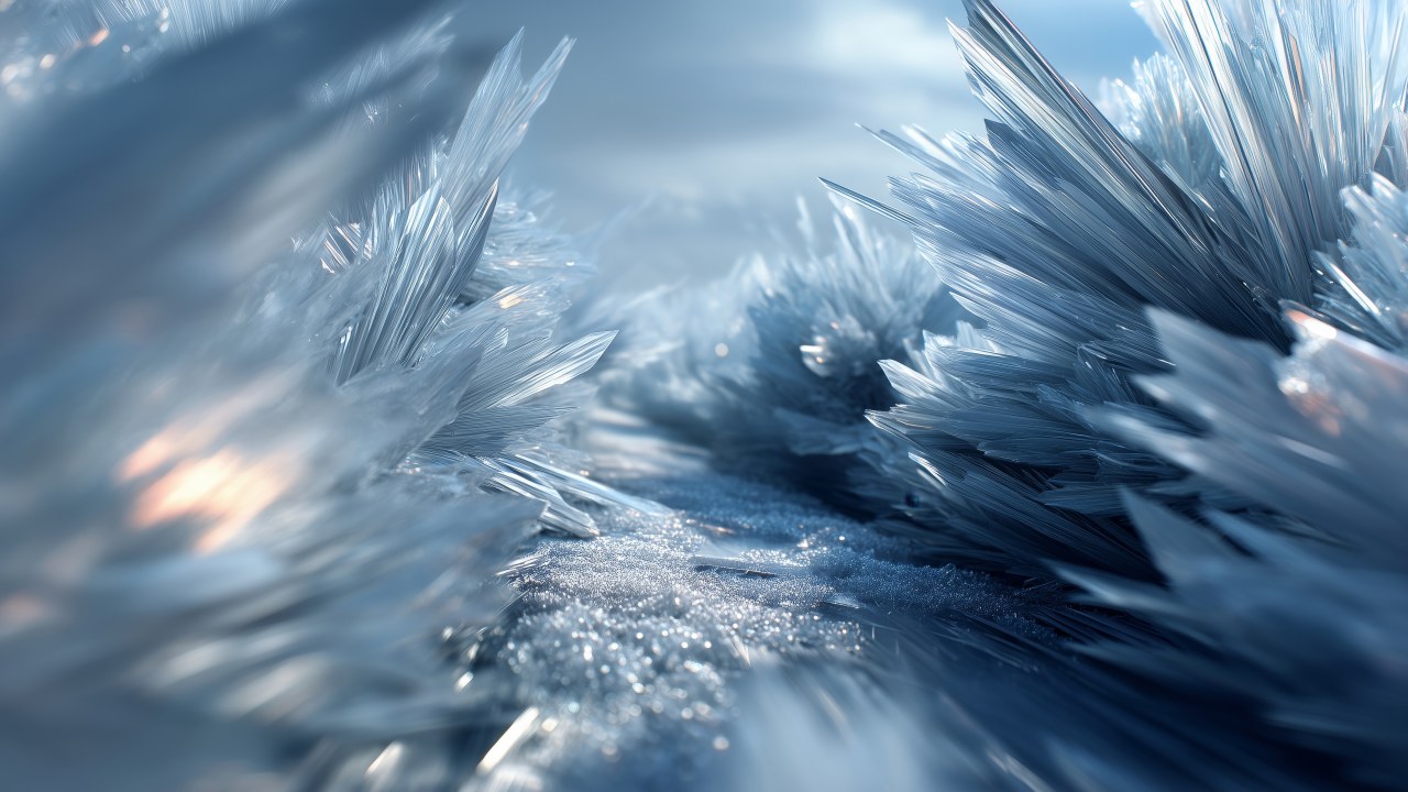 crystalline structures wallpaper, crystalline structure, frost textures, background for desktop wallpaper (horizontal)