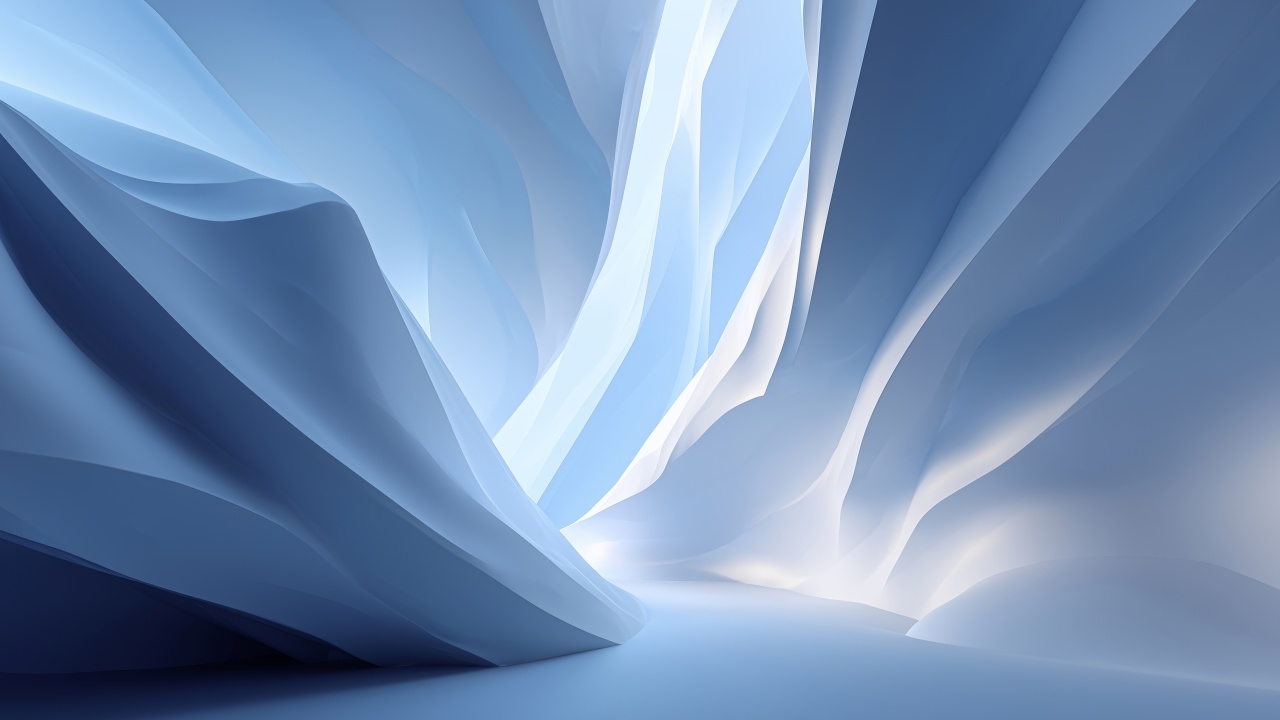 icy geometry wallpaper, minimal ice, cold aesthetics, background for desktop wallpaper (horizontal)