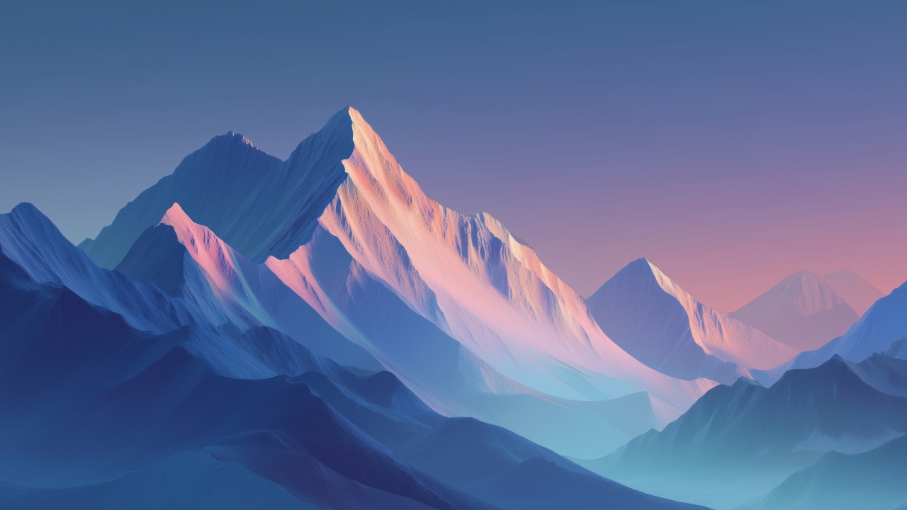 snowy mountains wallpaper, snow-capped peaks, breathtaking vistas, background for desktop wallpaper (horizontal)