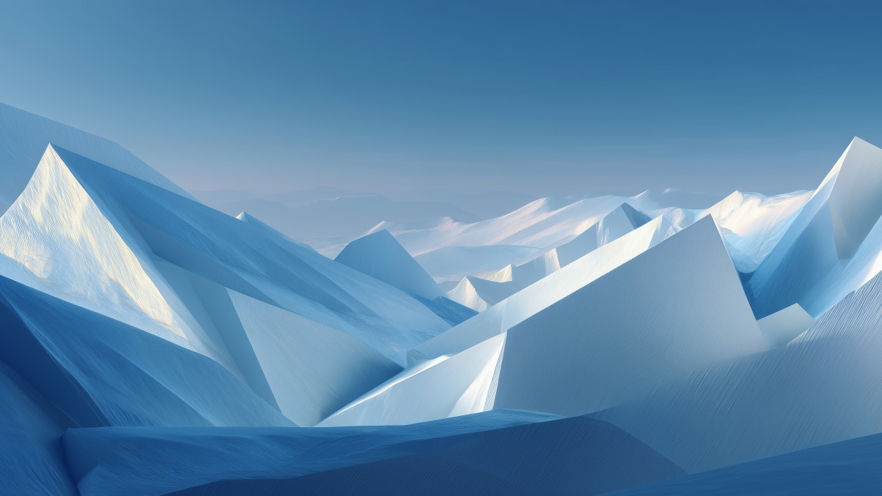 snowy mountains wallpaper, serene mountain views, majestic highlands, background for desktop wallpaper (horizontal)