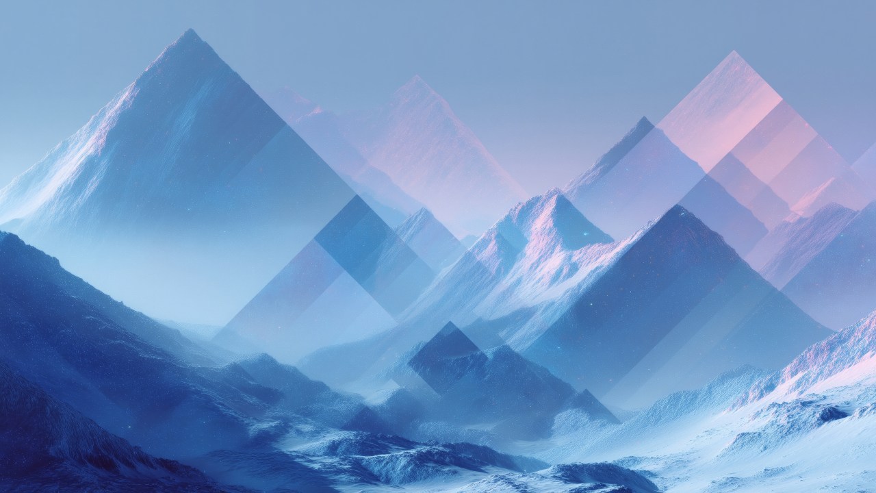 serene nature wallpaper, seasonal art, modern minimalism, background for desktop wallpaper (horizontal)