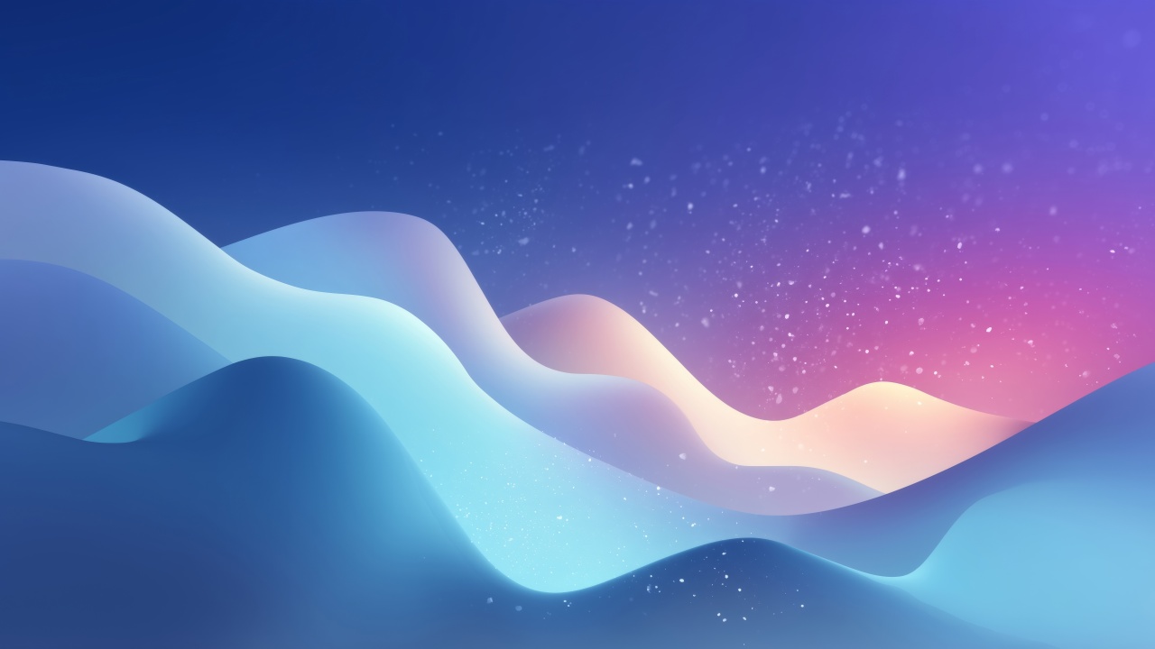 colorful wave shapes wallpaper, vibrant color palette, artistic wave forms, background for desktop wallpaper (horizontal)
