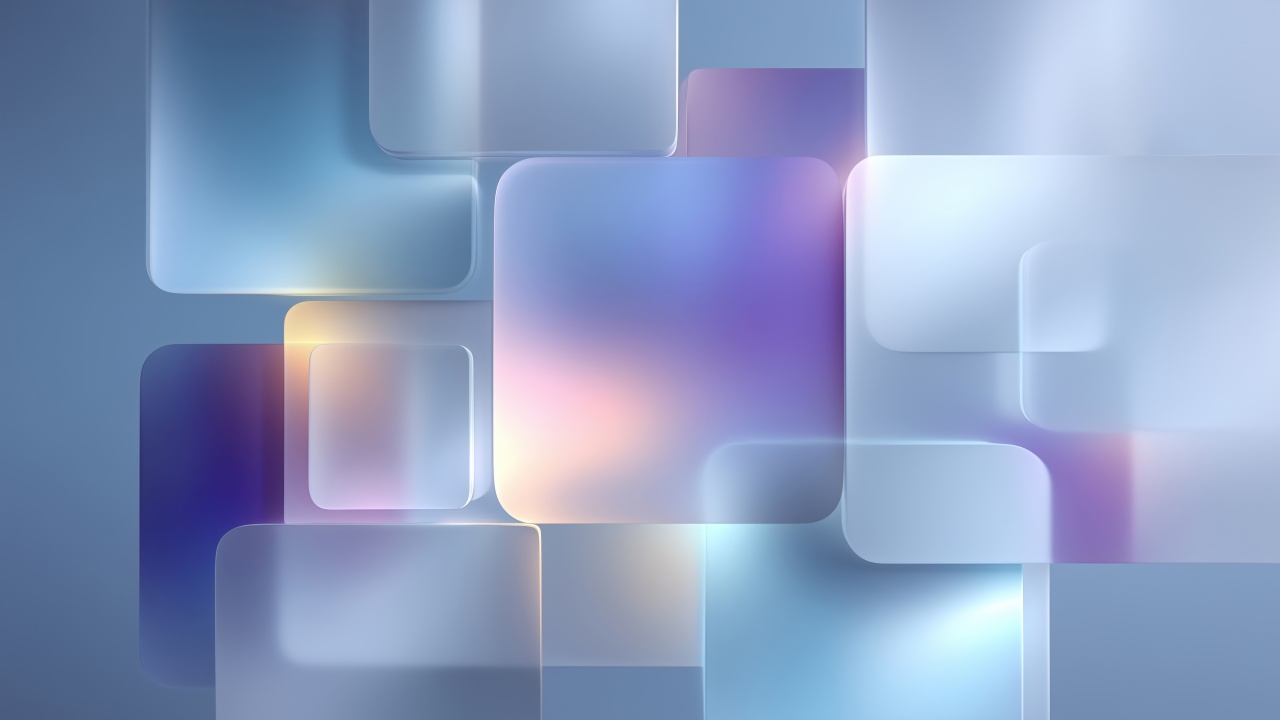 abstract glass wallpaper, clear tiles, artistic design, background for desktop wallpaper (horizontal)