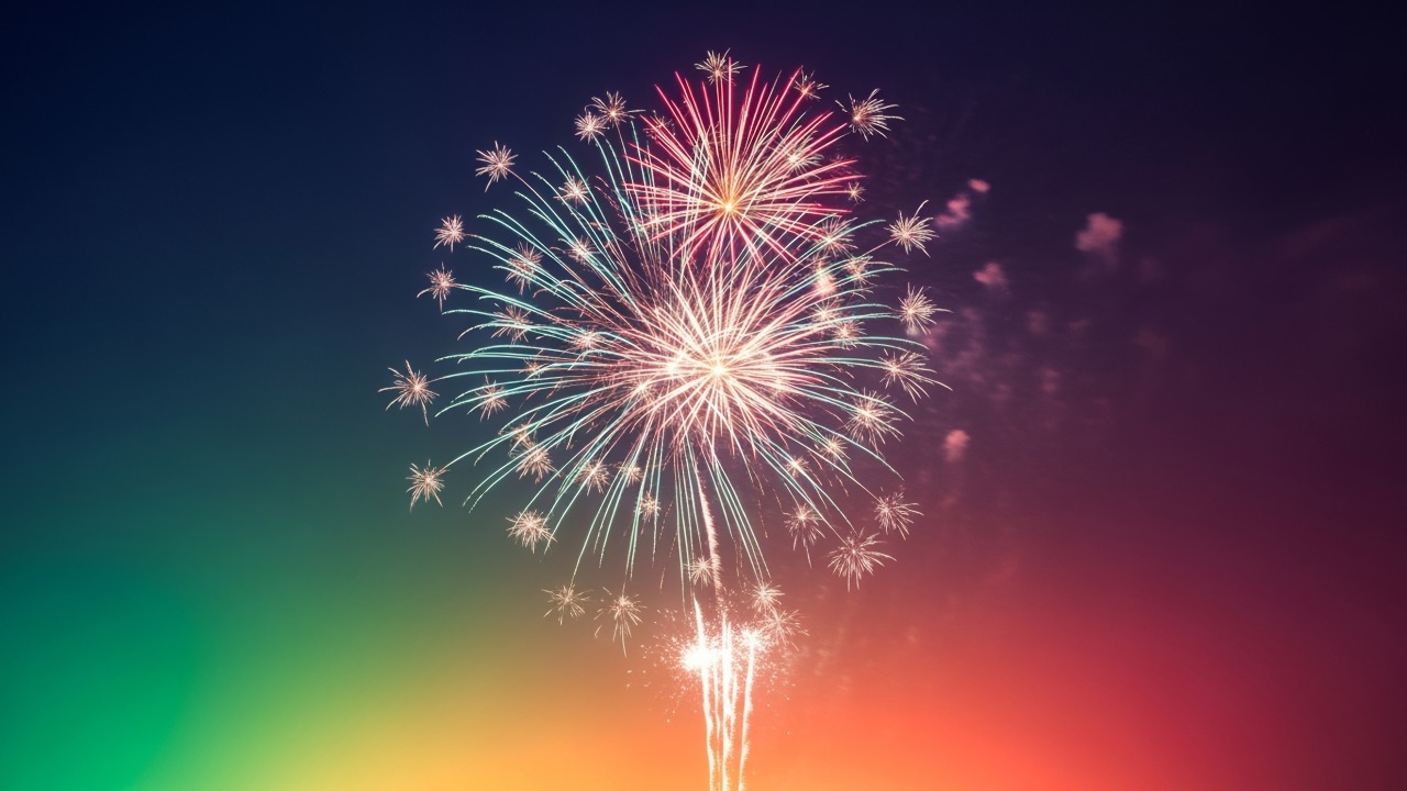 2026 wallpaper, new years eve party, new beginnings, background for desktop wallpaper (horizontal)