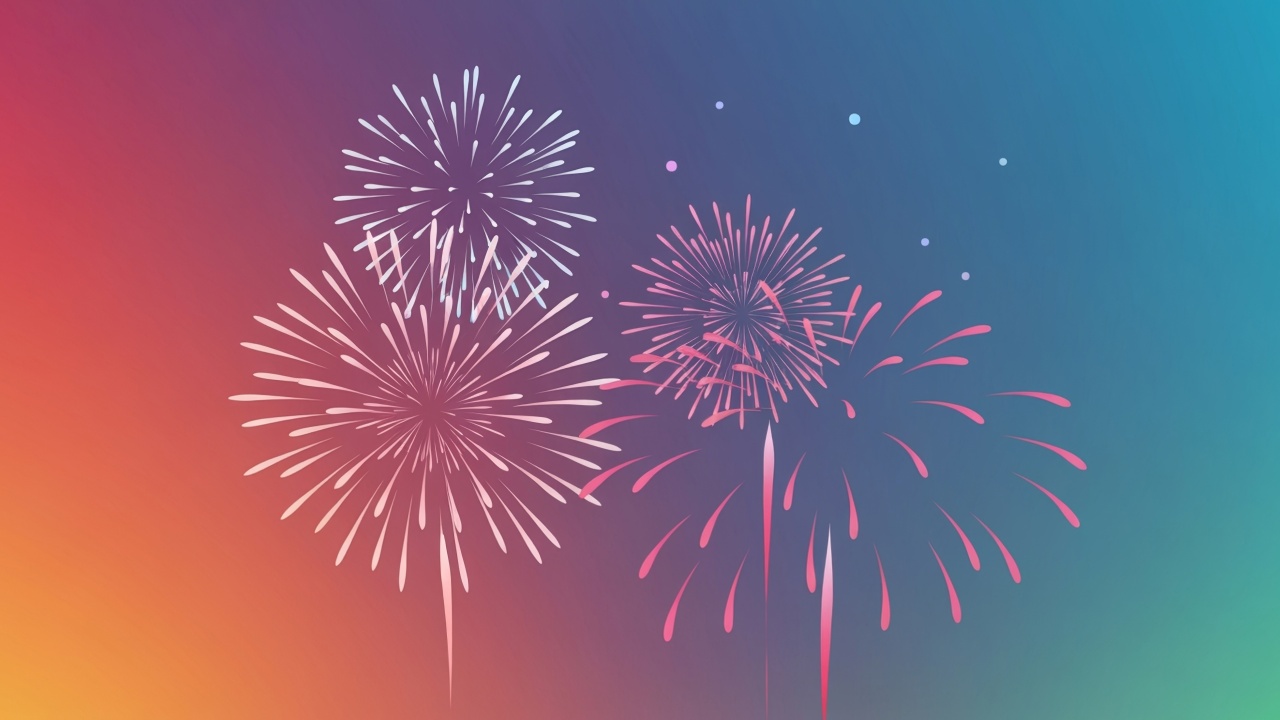 new year countdown wallpaper, spectacular show, new years eve celebrations, background for desktop wallpaper (horizontal)