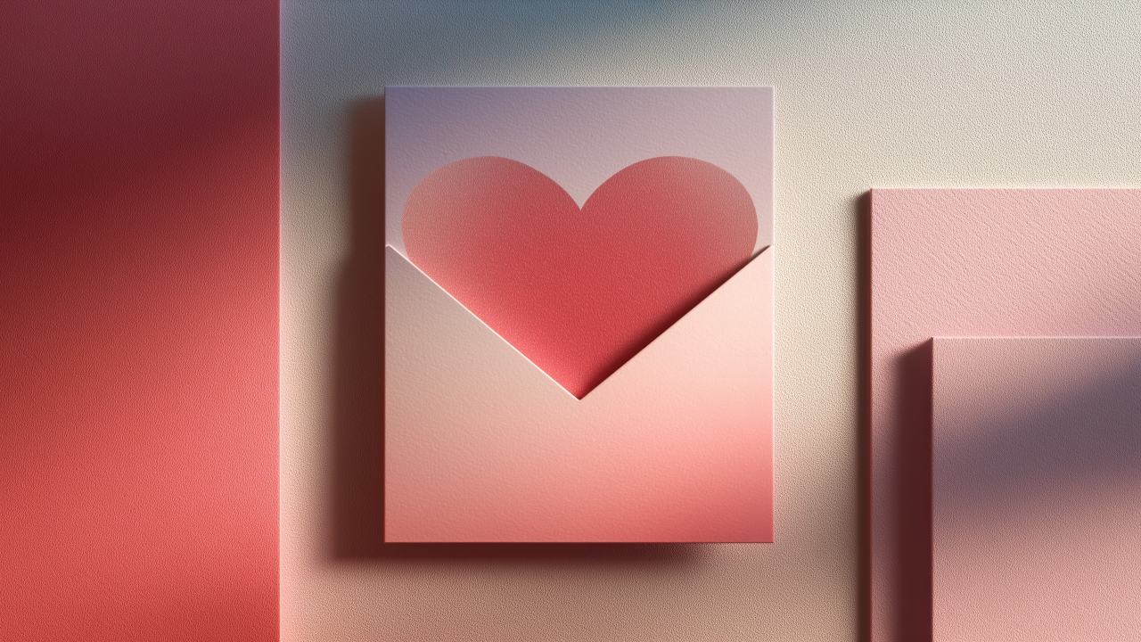 creative expression wallpaper, love note, valentines card, background for desktop wallpaper (horizontal)