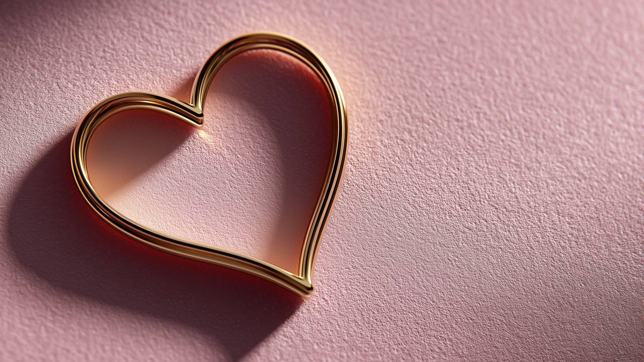 heart necklace wallpaper, heartfelt presents, love tokens, background for desktop wallpaper (horizontal)