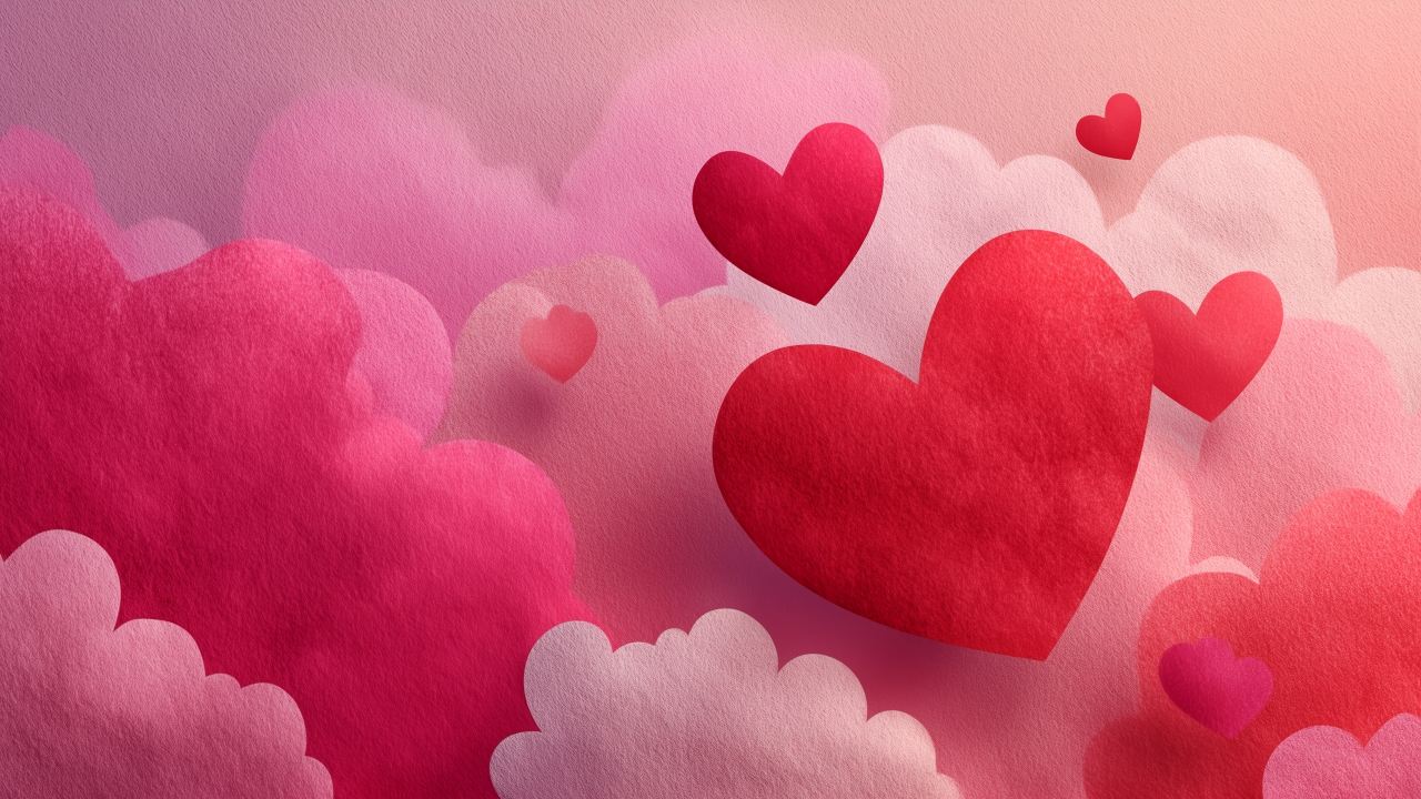 intimate moments wallpaper, heart art, romantic gifts, background for desktop wallpaper (horizontal)