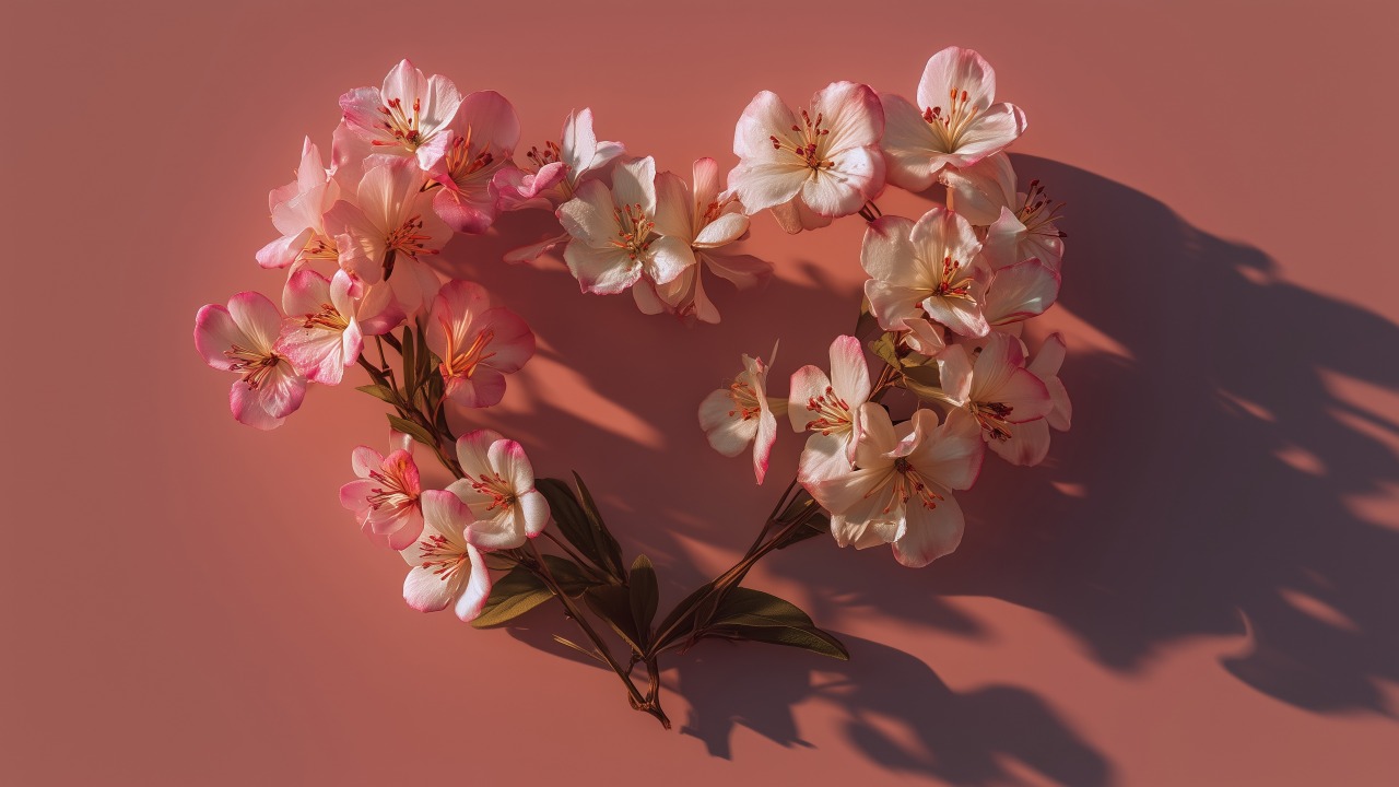 flower arrangement wallpaper, sweet surprise, forever love, background for desktop wallpaper (horizontal)