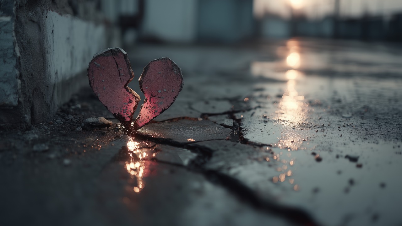heartache wallpaper, loneliness, broken heart, background for desktop wallpaper (horizontal)