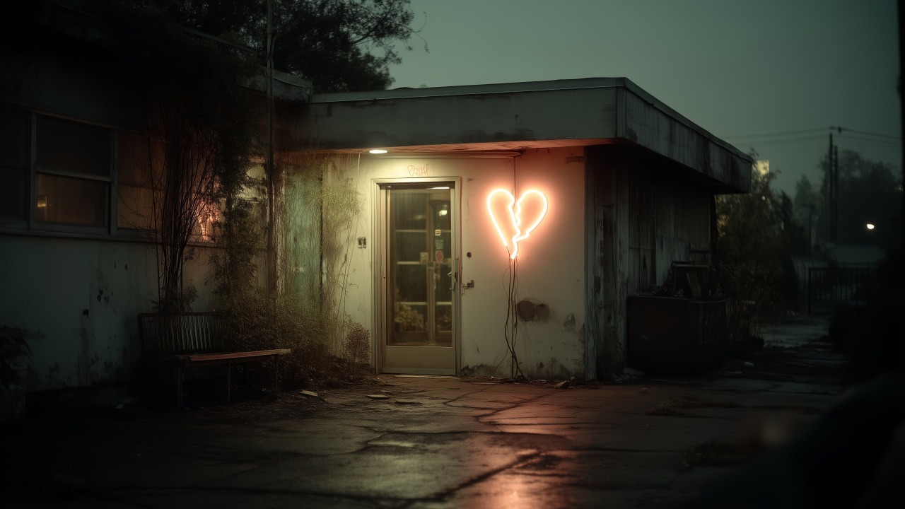 dark romance wallpaper, lonely nights, rebellion, background for desktop wallpaper (horizontal)