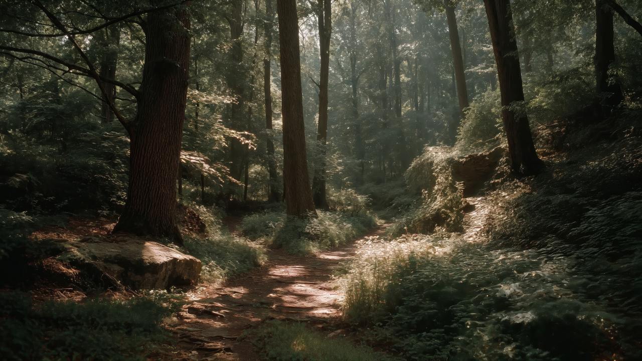 wildflower meadow wallpaper, pathway, nature walk, background for desktop wallpaper (horizontal)