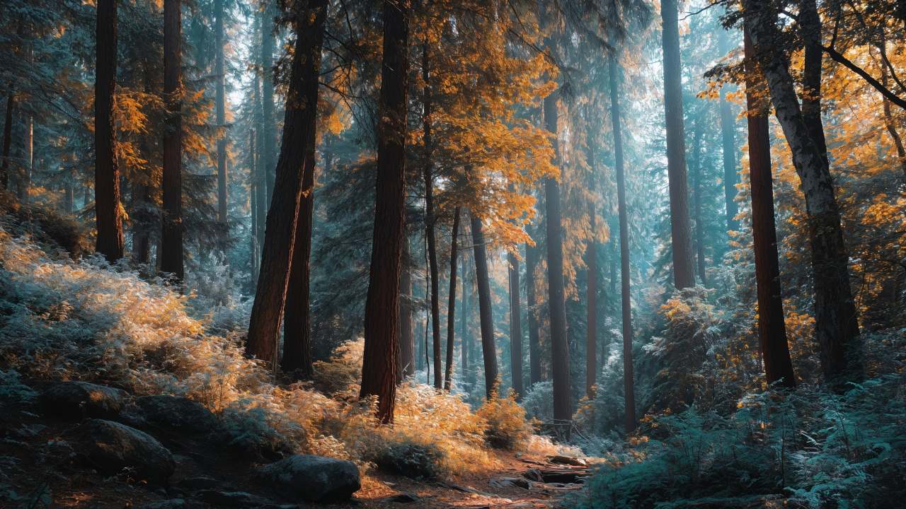 soft glow wallpaper, rustic beauty, cozy atmosphere, background for desktop wallpaper (horizontal)