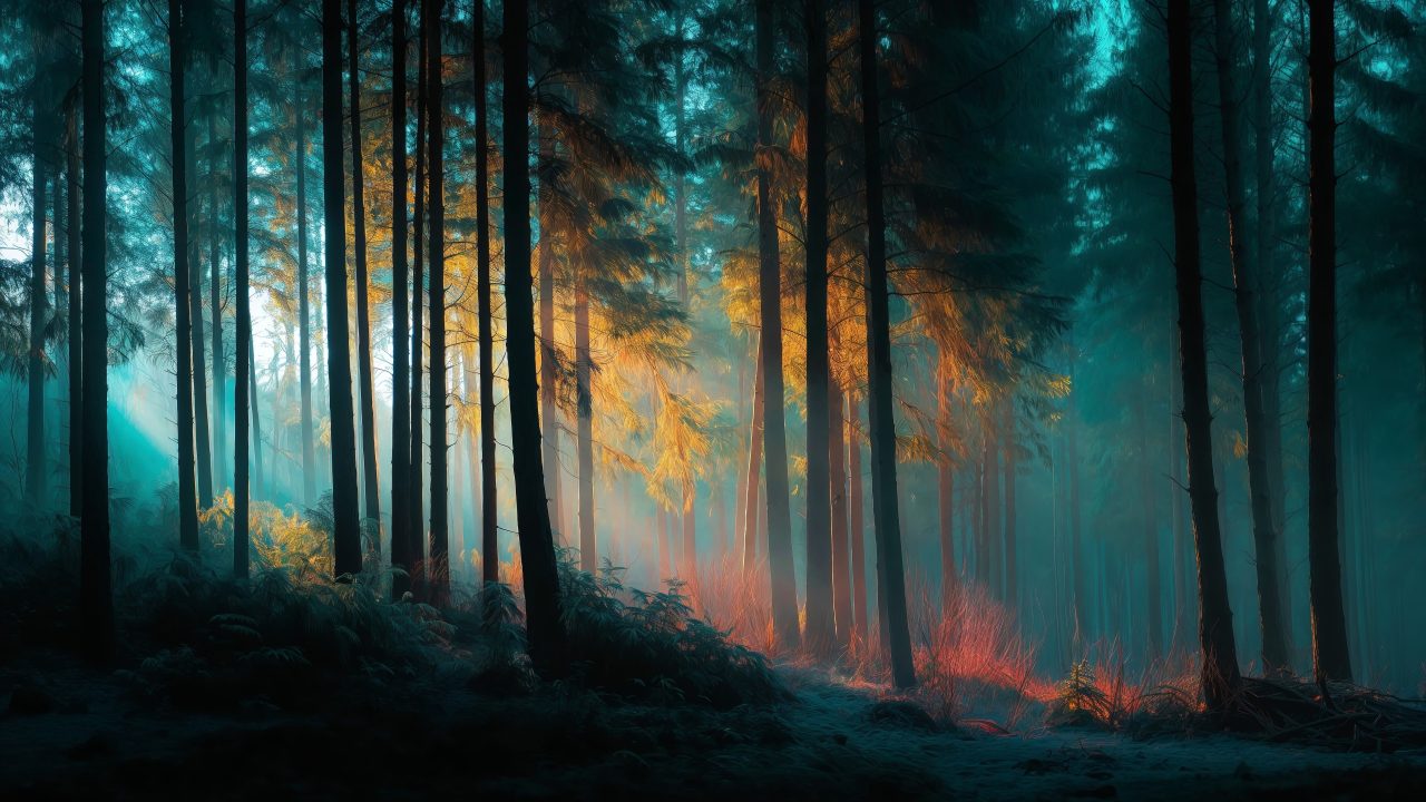 whimsical imagery wallpaper, dreamcore, serene beauty, background for desktop wallpaper (horizontal)