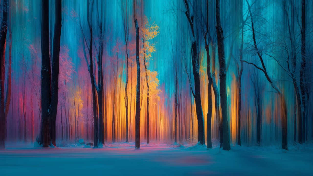 serene beauty wallpaper, nature fantasy, mystical landscape, background for desktop wallpaper (horizontal)