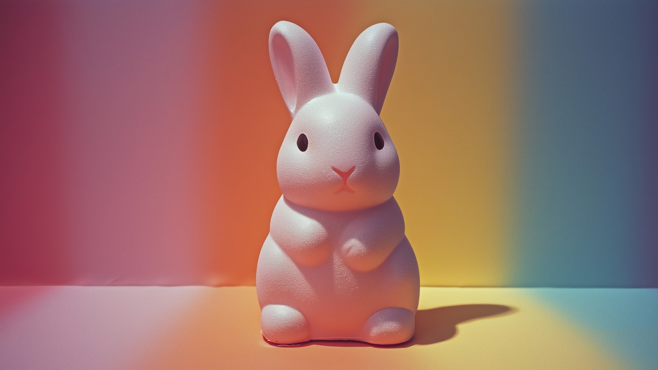 springtime vibes wallpaper, cute bunnies, holiday crafts, background for desktop wallpaper (horizontal)